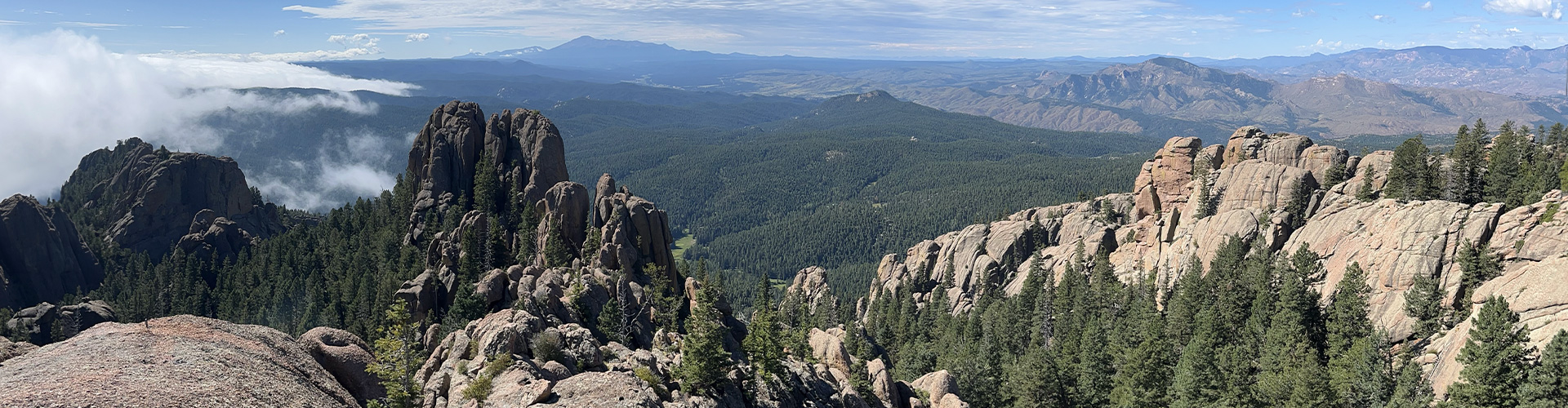 Colorado mountains landscape view.